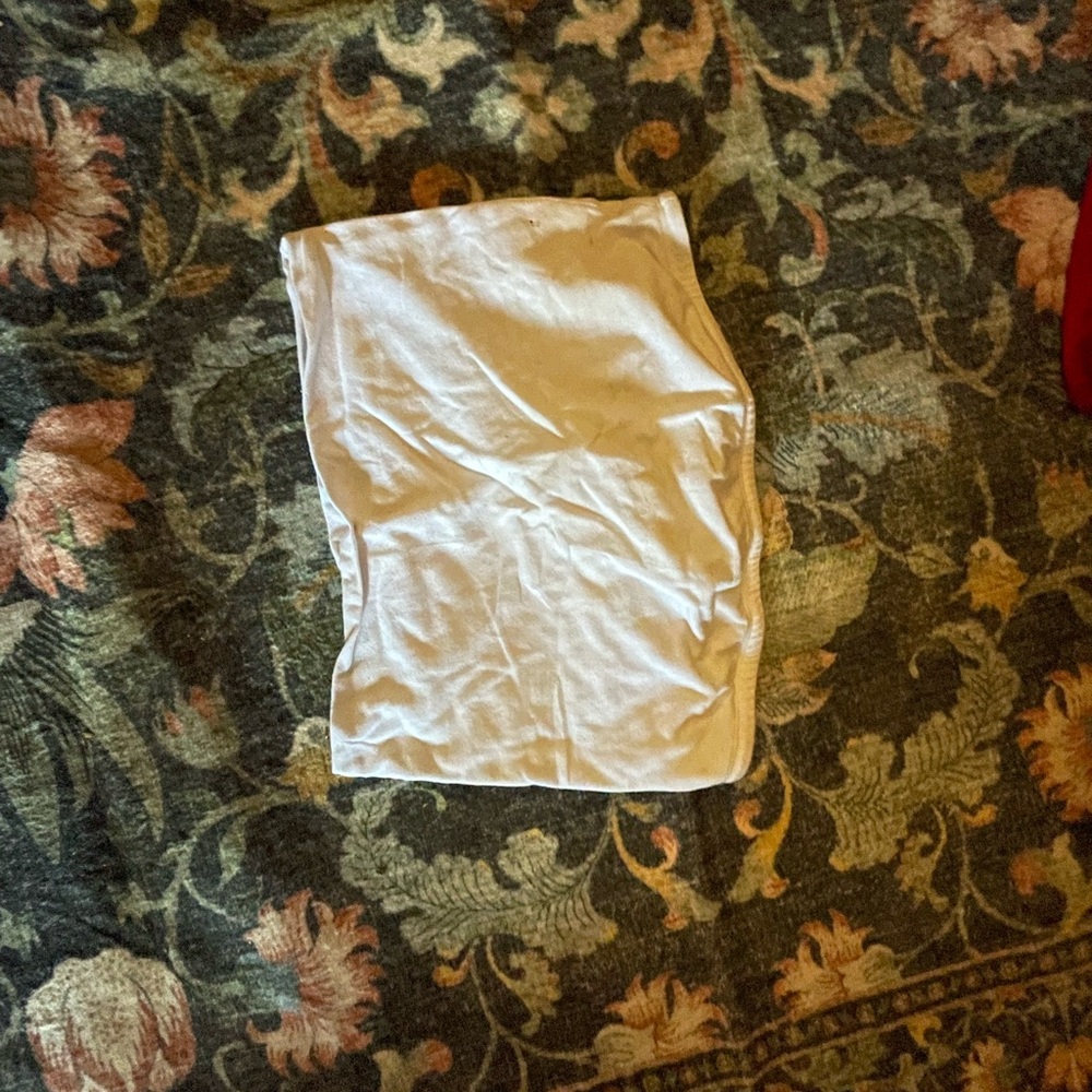 Amazon Essentials White Crop Top